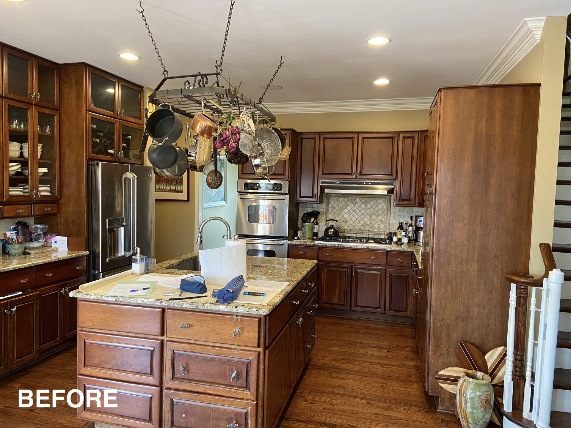 BEFORE photo for Long Grove kitchen