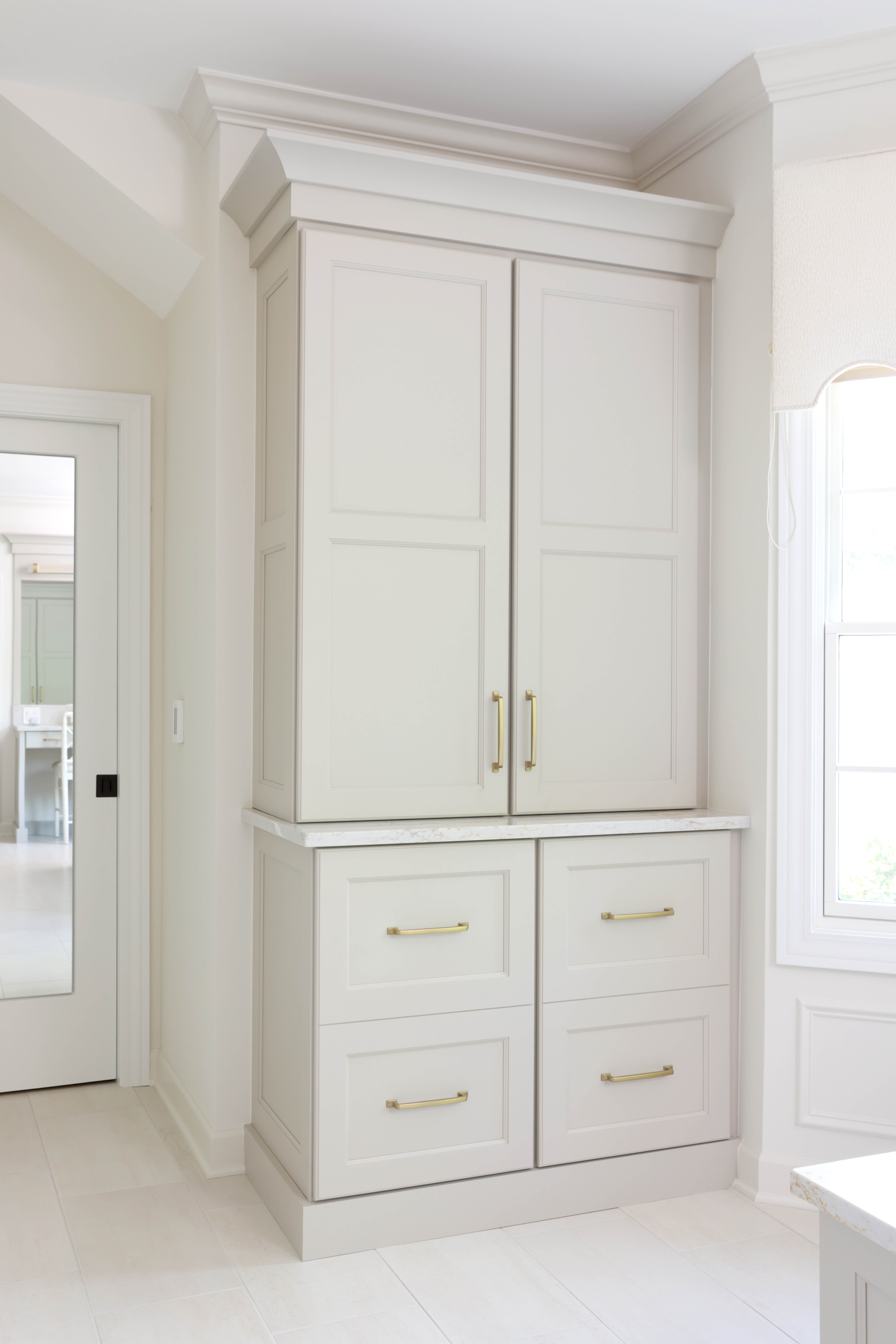 bathroom storage cabinets with hidden hampers