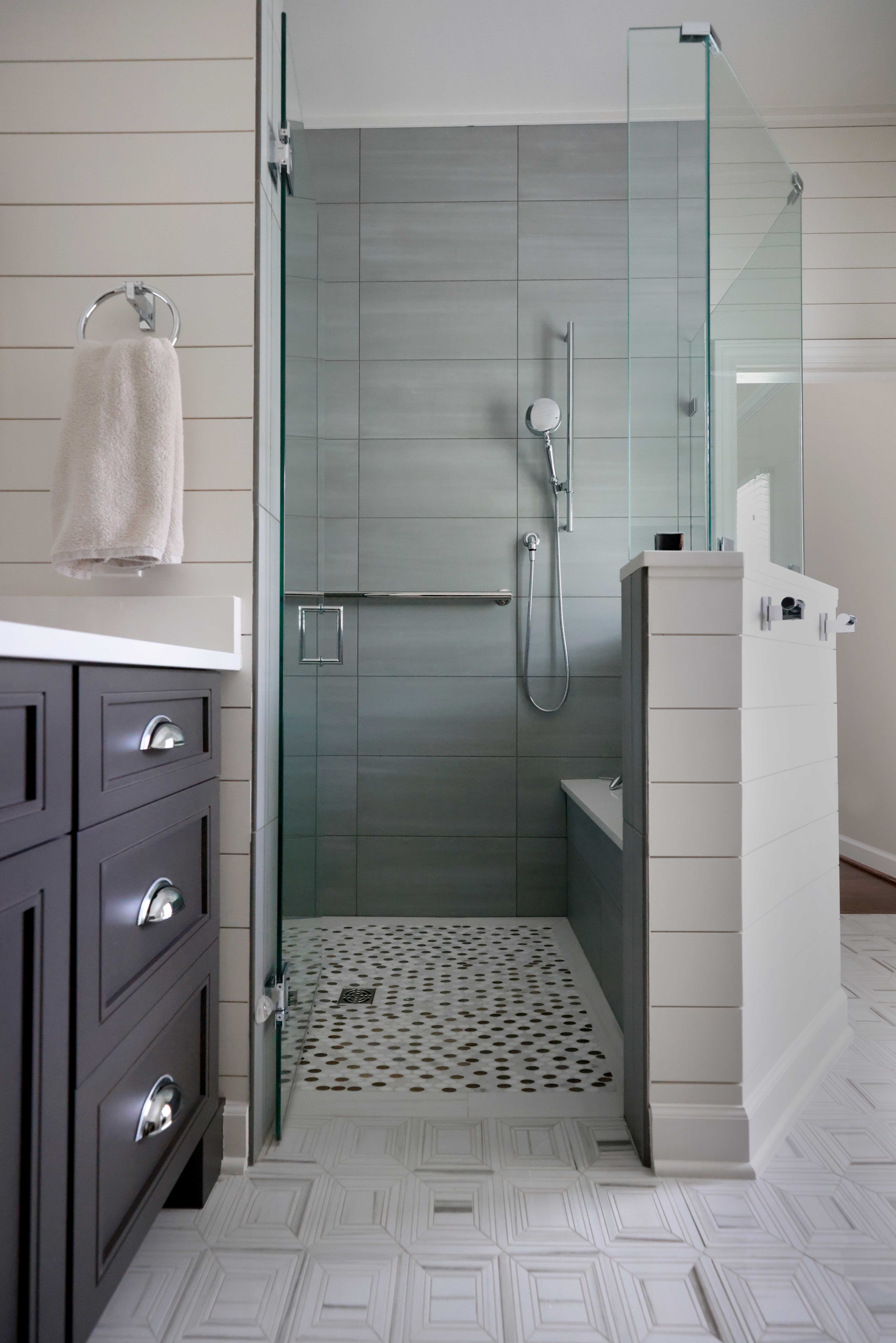 roll in shower for ADA access