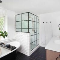 Black and White Bathroom